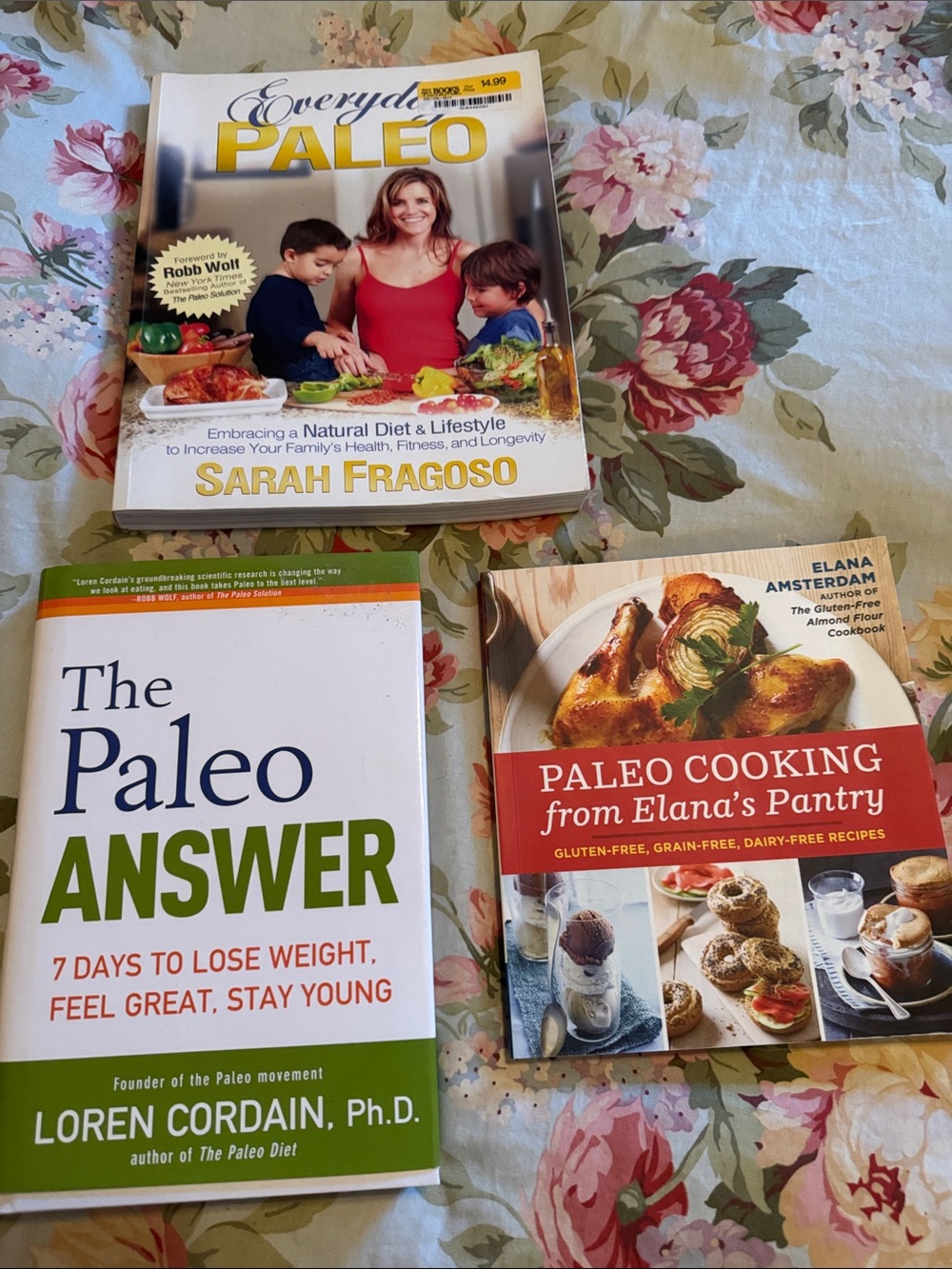 🐷 🆕 3 Paleo Books Cooking & Wellness